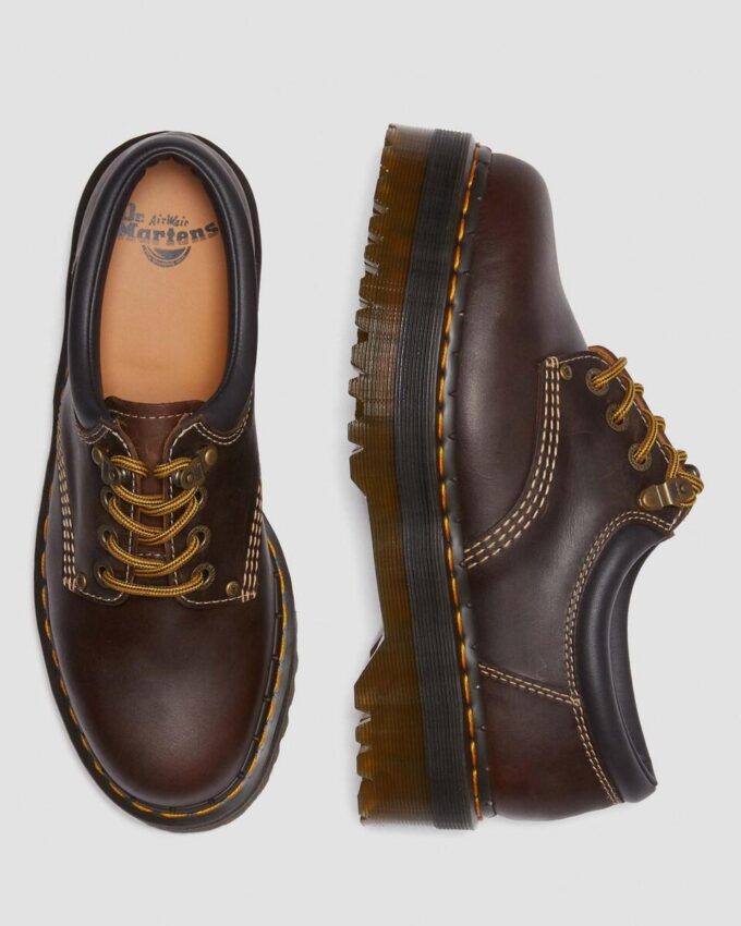 8053 Zapatos casuales con plataforma de piel Crazy Horse de Arc