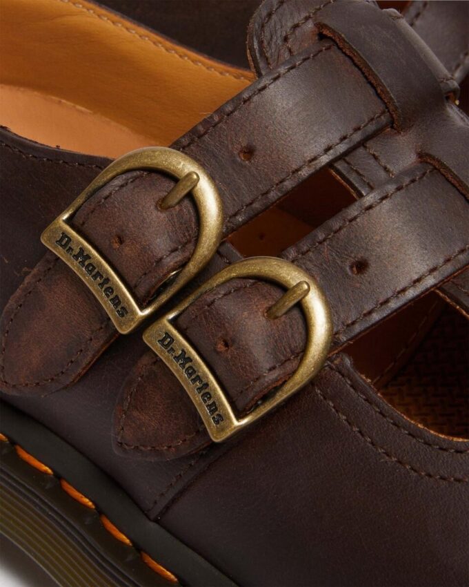 8065 Zapatos Mary Jane de piel Crazy Horse 8065 Zapatos Mary Jane de piel Crazy Horse