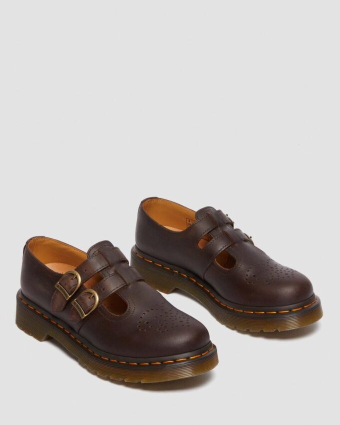 8065 Zapatos Mary Jane de piel Crazy Horse 8065 Zapatos Mary Jane de piel Crazy Horse