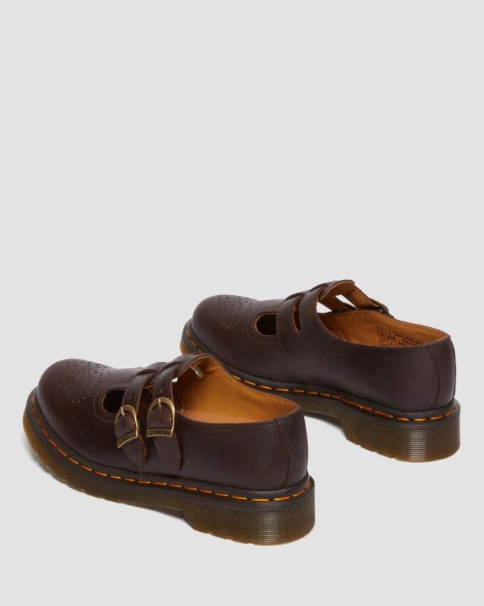 8065 Zapatos Mary Jane de piel Crazy Horse 8065 Zapatos Mary Jane de piel Crazy Horse