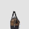 Bolso con asa superior estampado de leopardo Hair On