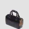 Bolso con asa superior estampado de leopardo Hair On