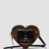 Bolso con corazones Mochila de piel leopardo Kiev Bolso con corazones Mochila de piel leopardo Kiev