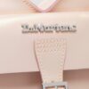 Bolso con forma de corazón Mochila de piel metalizada Bolso con forma de corazón Mochila de piel metalizada