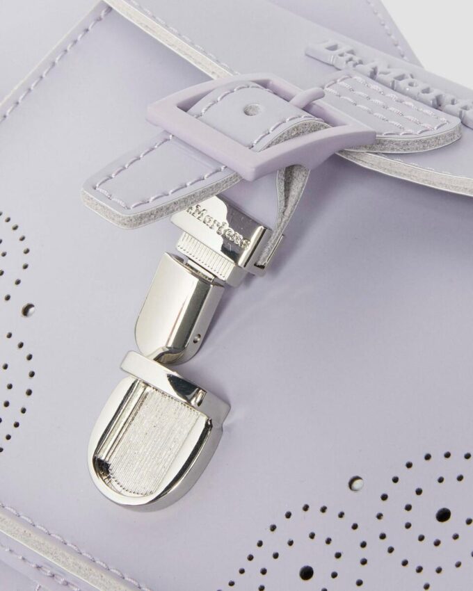 Bolso con lazo en color lavanda mate Bolso de piel Kiev Bolso con lazo en color lavanda mate Bolso de piel Kiev