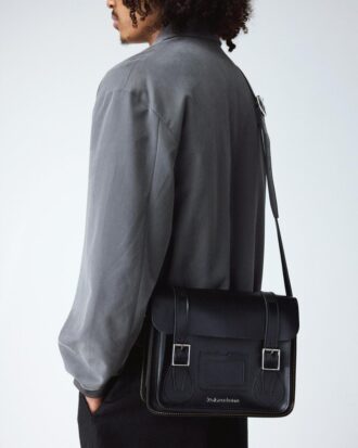 Bolso mensajero de cuero de 11 pulgadas