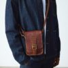 Bolso reportero de piel Ambassador Leather Bolso reportero de piel Ambassador Leather