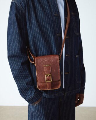 Bolso reportero de piel Ambassador Leather