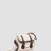 BOLSO SATCHEL DE 7 PULGADAS Bolso satchel de piel y pelo sintético
