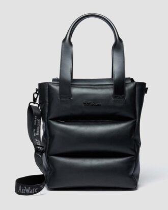 Bolso tote de cuero acolchado