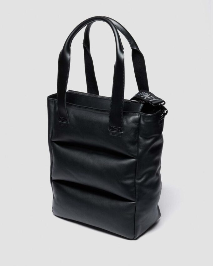 Bolso tote de cuero acolchado Bolso tote de cuero acolchado