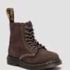 Botas 1460 Tumbled Nubuck para niños pequeños