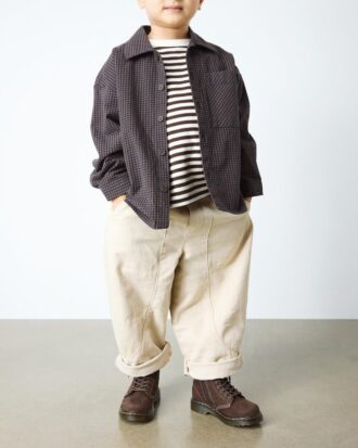 Botas 1460 Tumbled Nubuck para niños pequeños
