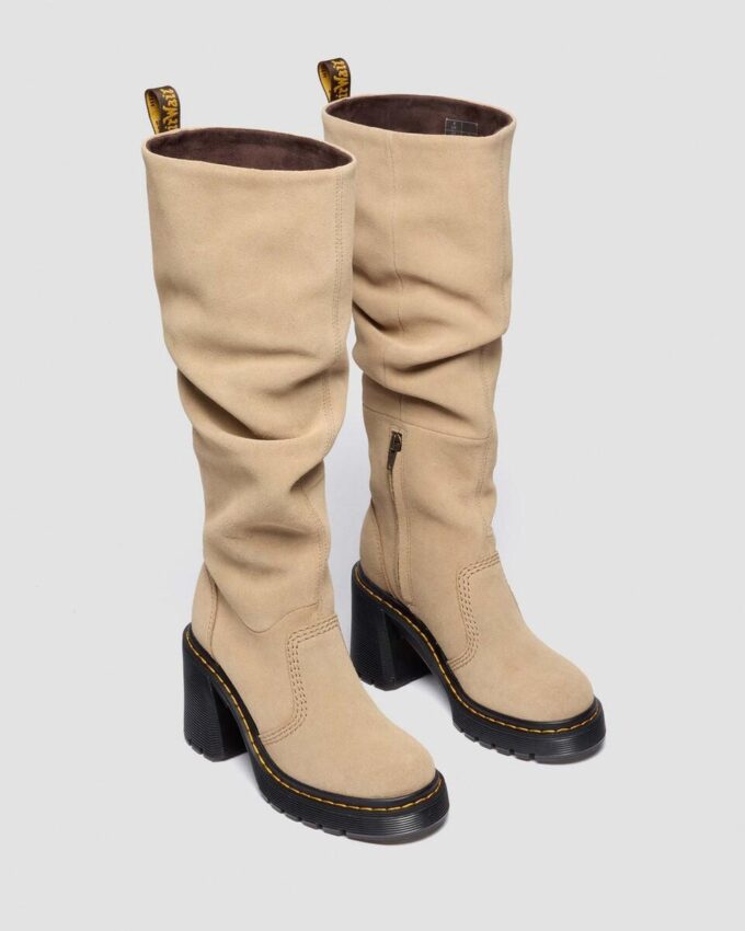Botas altas de tacón de ante KASEY Botas altas de tacón de ante KASEY