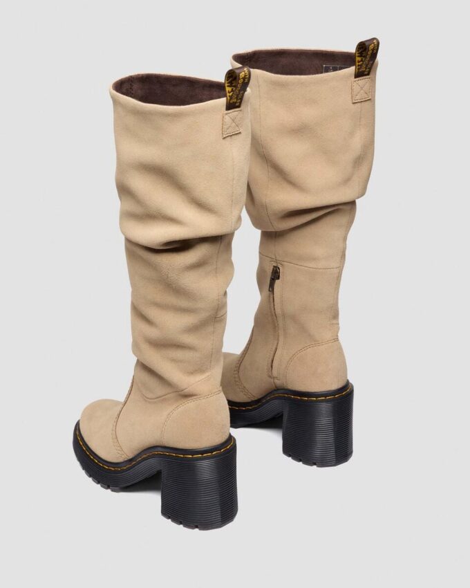 Botas altas de tacón de ante KASEY Botas altas de tacón de ante KASEY