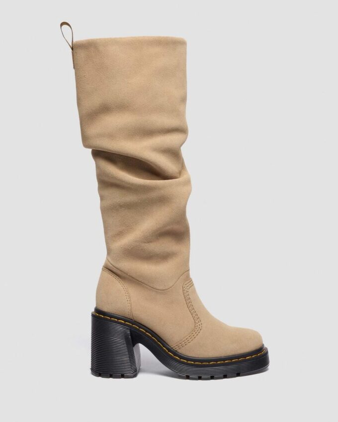 Botas altas de tacón de ante KASEY Botas altas de tacón de ante KASEY