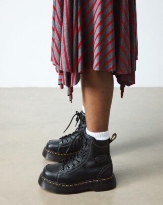 Botas BUZZ de 8 ojales en Nappa Leather