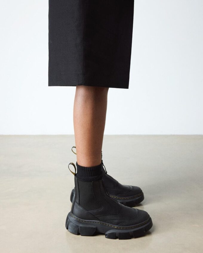 Botas Chelsea de cuero con cremallera DMXL