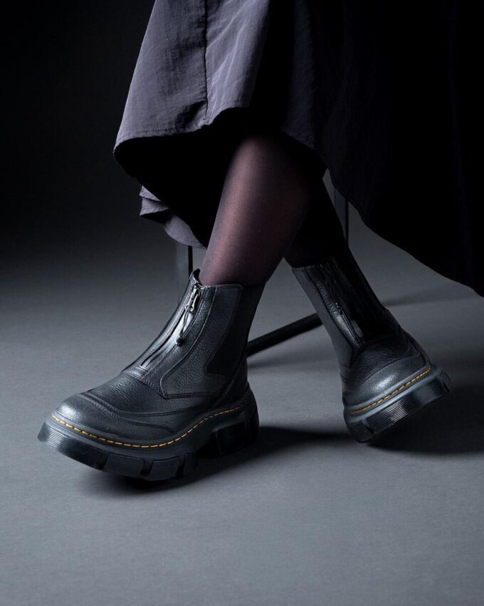 Botas Chelsea de cuero con cremallera DMXL