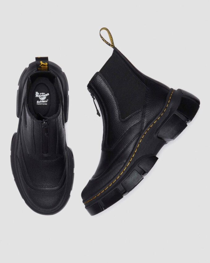 Botas Chelsea de cuero con cremallera DMXL