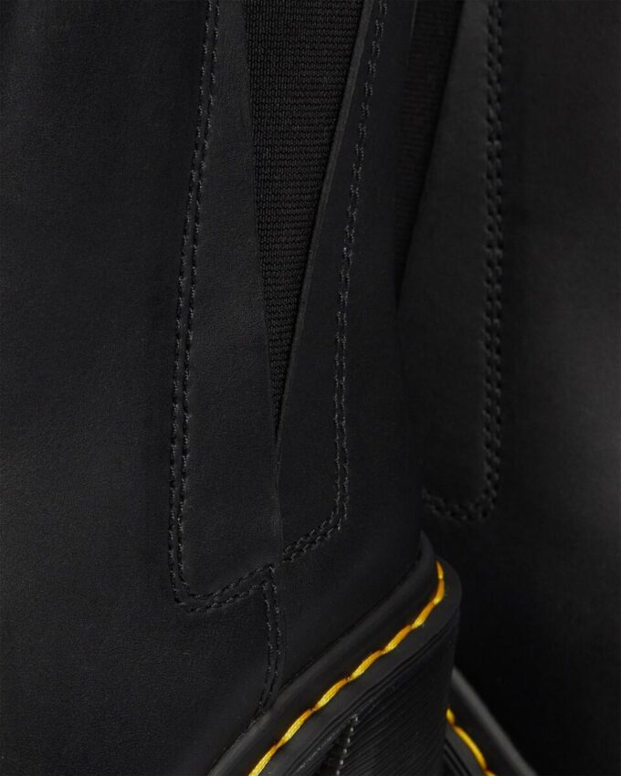 Botas Chelsea de tacón acampanado de piel SPENCE Botas Chelsea de tacón acampanado de piel SPENCE