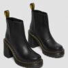 Botas Chelsea de tacón acampanado de piel SPENCE Botas Chelsea de tacón acampanado de piel SPENCE