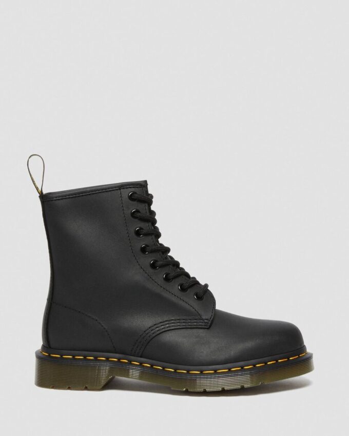 Botas con cordones 1460 de piel engrasada Botas con cordones 1460 de piel engrasada