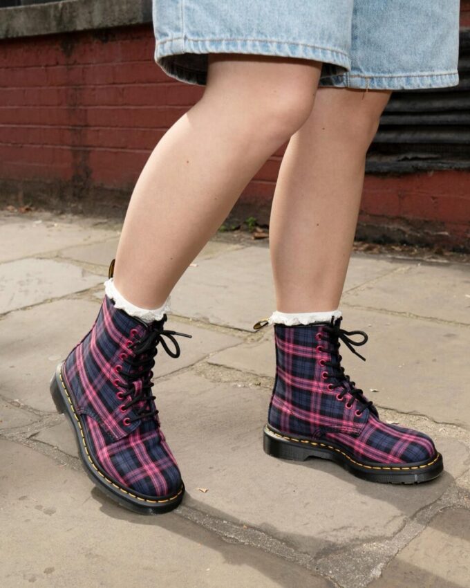 Botas con cordones 1460 Tartan Botas con cordones 1460 Tartan