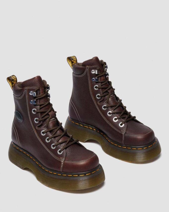 Botas con cordones BUZZ 8-EYE de piel Grizzly Botas con cordones BUZZ 8-EYE de piel Grizzly