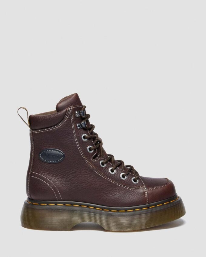 Botas con cordones BUZZ 8-EYE de piel Grizzly Botas con cordones BUZZ 8-EYE de piel Grizzly