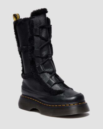 Botas con cordones Buzz de Nappa Leather molida con forro de piel sintética