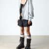 Botas con cordones Buzz de Nappa Leather molida con forro de piel sintética Botas con cordones Buzz de Nappa Leather molida con forro de piel sintética