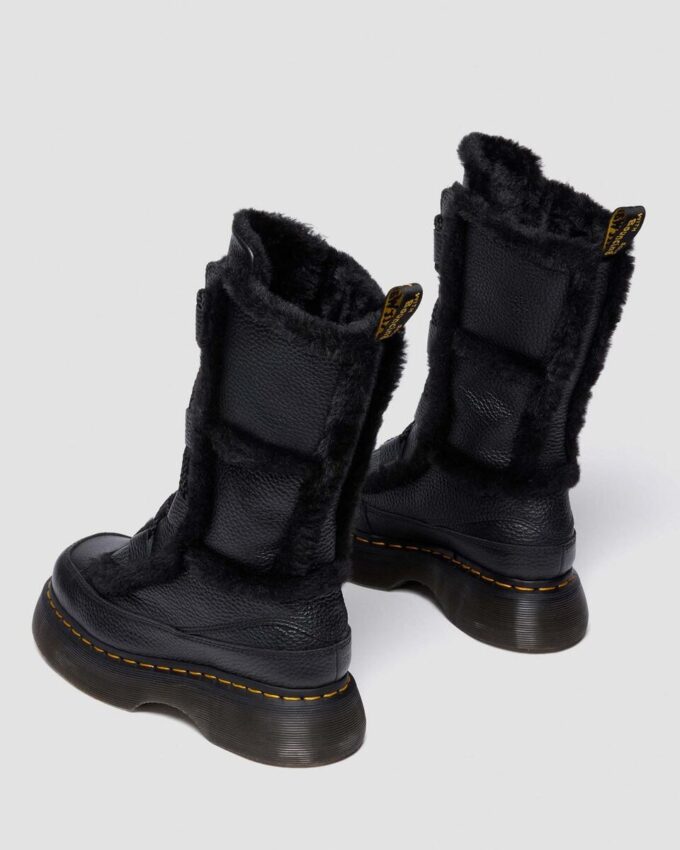 Botas con cordones Buzz de Nappa Leather molida con forro de piel sintética Botas con cordones Buzz de Nappa Leather molida con forro de piel sintética