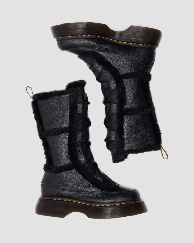Botas con cordones Buzz de Nappa Leather molida con forro de piel sintética Botas con cordones Buzz de Nappa Leather molida con forro de piel sintética