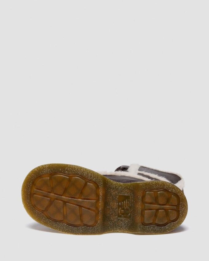 Botas con cordones Buzz de piel sintética con forro de piel sintética Grizzly Botas con cordones Buzz de piel sintética con forro de piel sintética Grizzly