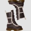 Botas con cordones Buzz de piel sintética con forro de piel sintética Grizzly Botas con cordones Buzz de piel sintética con forro de piel sintética Grizzly