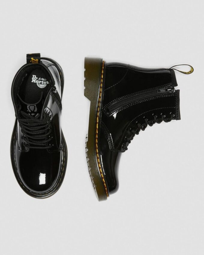 Botas con cordones de Patent Leather 1460 para niño
