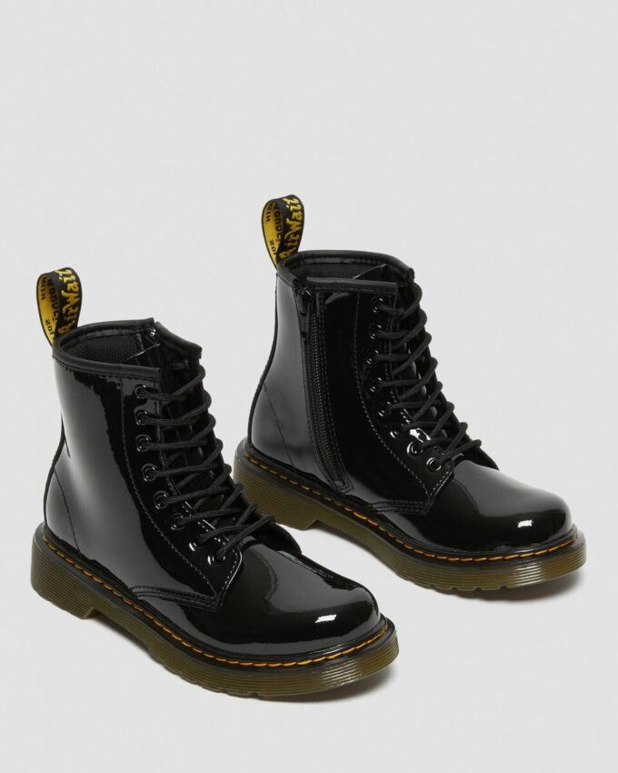 Botas con cordones de Patent Leather 1460 para niño