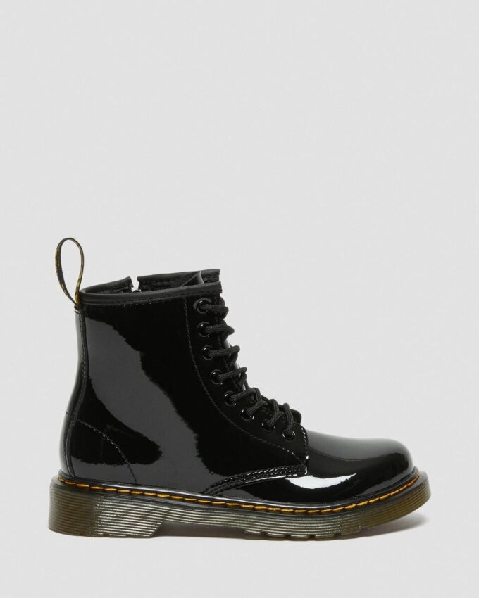 Botas con cordones de Patent Leather 1460 para niño