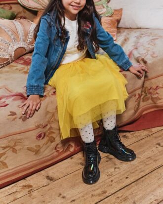 Botas con cordones de Patent Leather JUNIOR 1460 RAINBOW