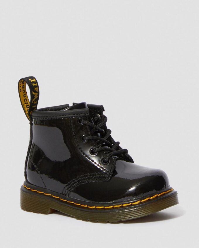 Botas con cordones de Patent Leather para bebés 1460