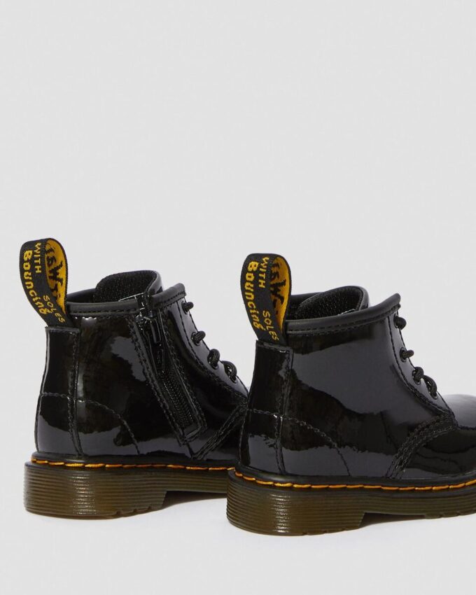 Botas con cordones de Patent Leather para bebés 1460