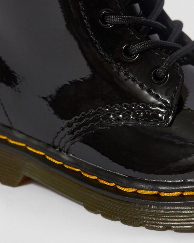 Botas con cordones de Patent Leather para bebés 1460