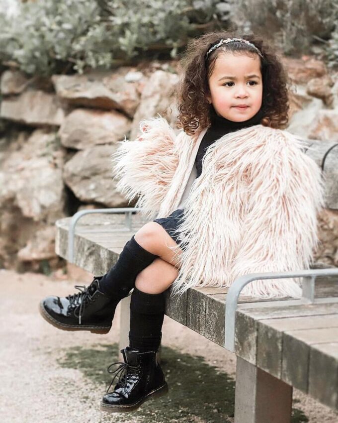 Botas con cordones de Patent Leather para niños pequeños 1460 Botas con cordones de Patent Leather para niños pequeños 1460
