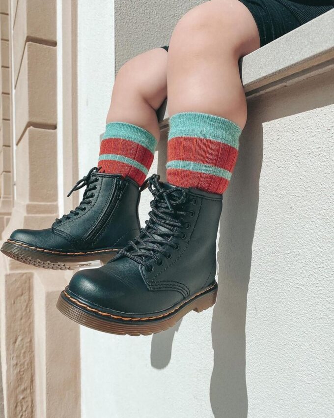 Botas con cordones de piel Softy T 1460 para niños pequeños Botas con cordones de piel Softy T 1460 para niños pequeños