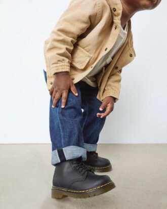 Botas con cordones de piel Softy T 1460 para niños pequeños
