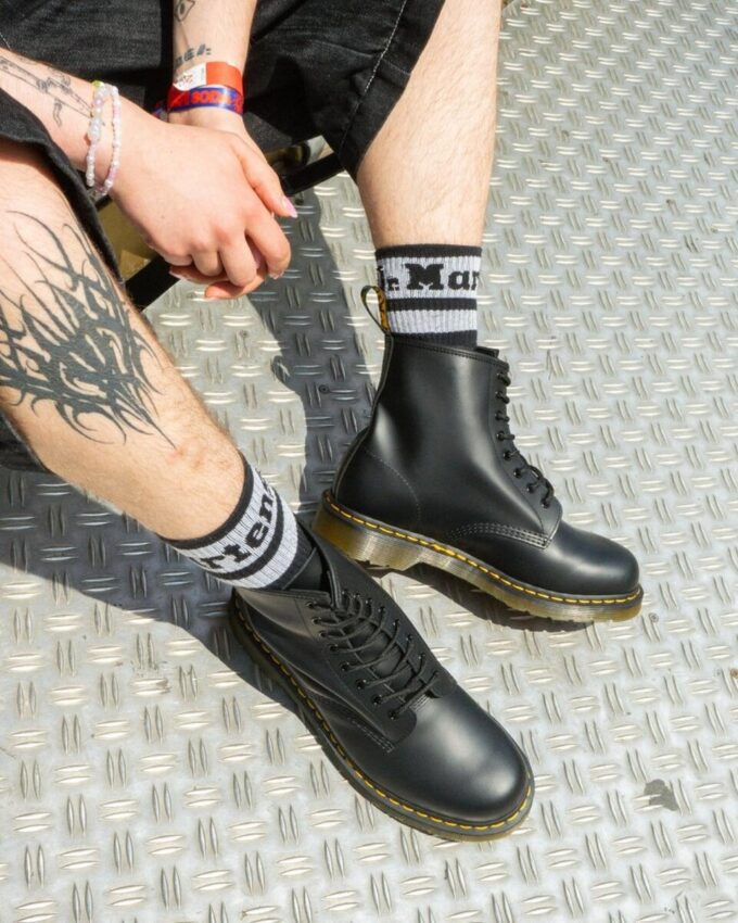 Botas con cordones de Smooth Leather 1460 Botas con cordones de Smooth Leather 1460