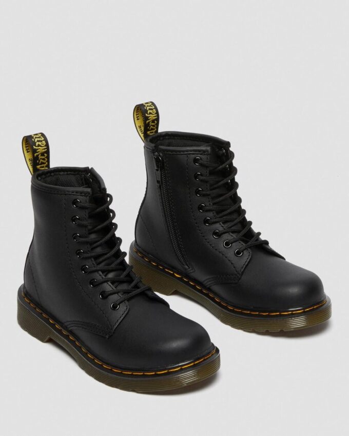 Botas con cordones Junior 1460 Softy T de piel