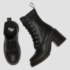 Botas con cordones y tacón acampanado de cuero Chesney Botas con cordones y tacón acampanado de cuero Chesney