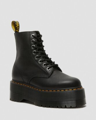 Botas con plataforma de cuero 1460 Max